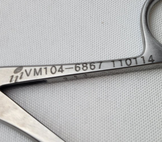 V. Mueller Avalign VM104-6867 Giraffe Nasal Forceps, 90°, Side Grasper