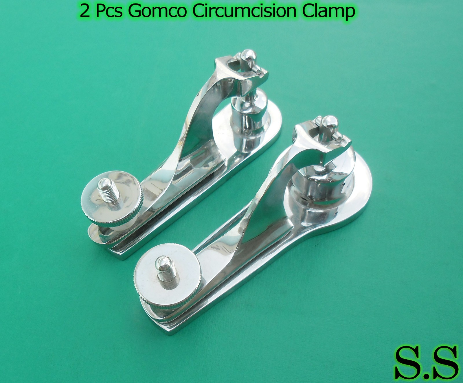 2 PCS Gomco Circumcision Clamp 1.9cm & 2.8cm Surgical Instruments
