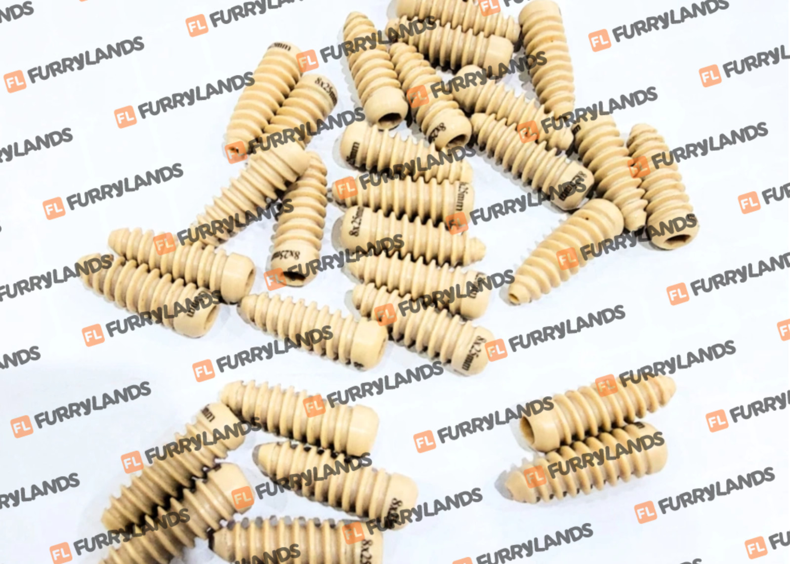 ACL Interference Screw Set 8mm Diameter, 25mm & 30mm Length (11 Pcs, PEEK)