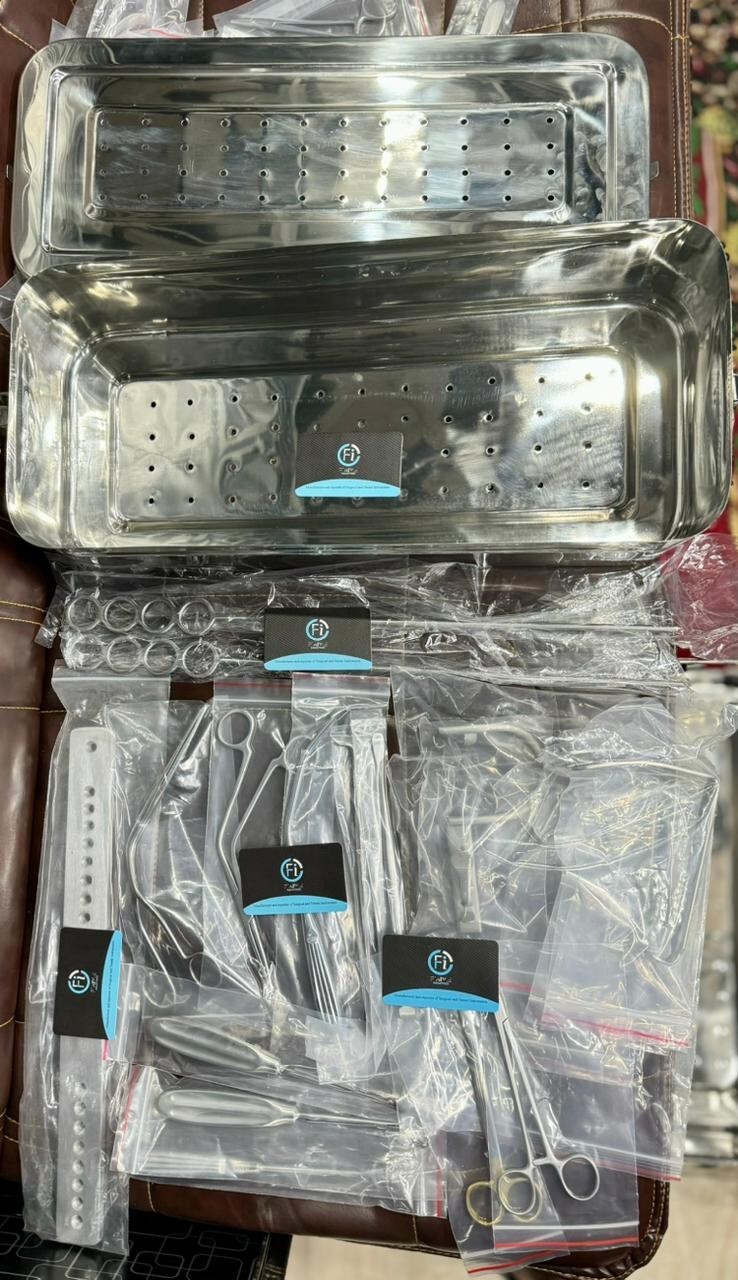 Tonsillectomy Set 27pcs ENT Set with Stainless steel box
