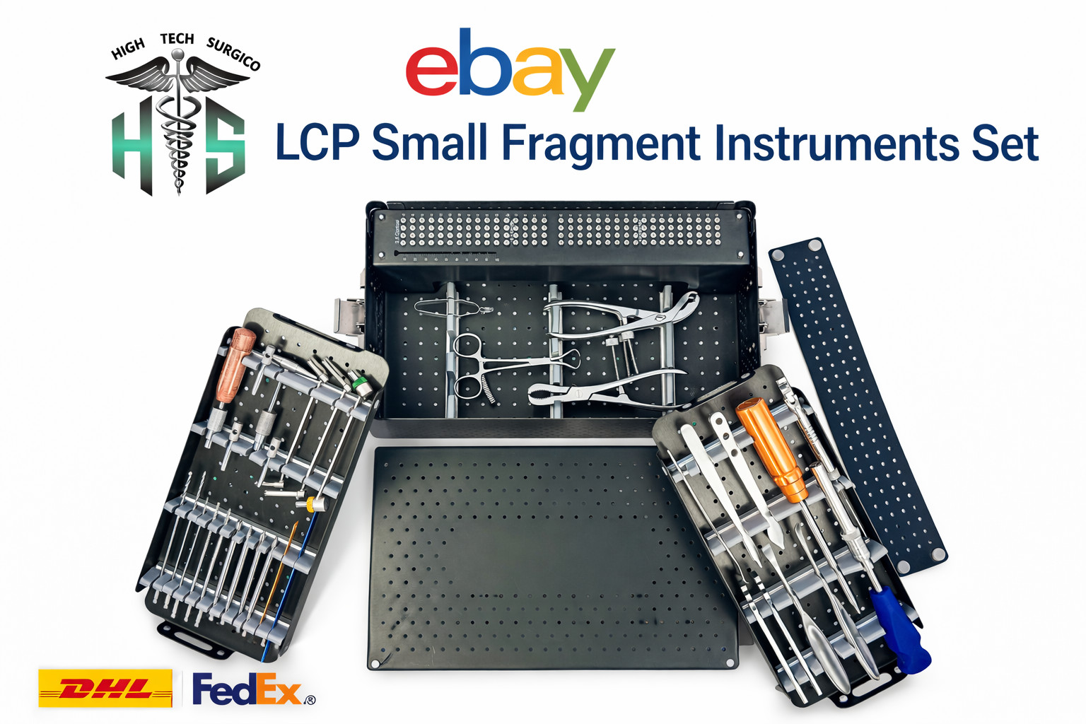 Orthópedìc Small Frágment Locking Instrùment Set w/Screws 3.5 & 4.0 Complete kit