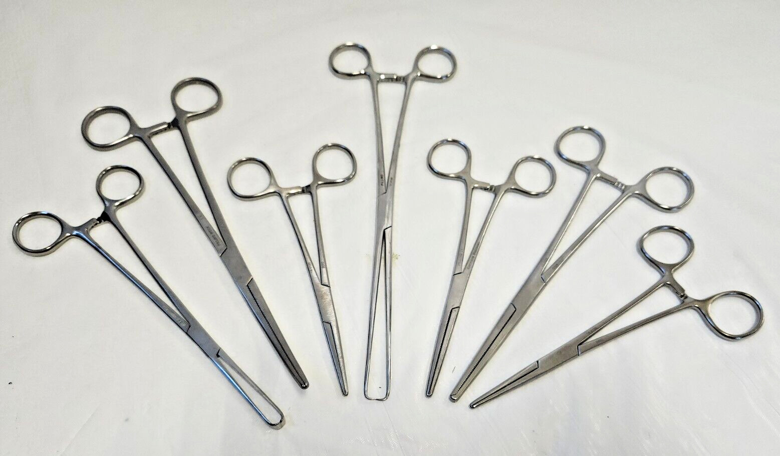 Lot of 7 Pilling / Weck Surgical Medical Forceps -Cpix4info