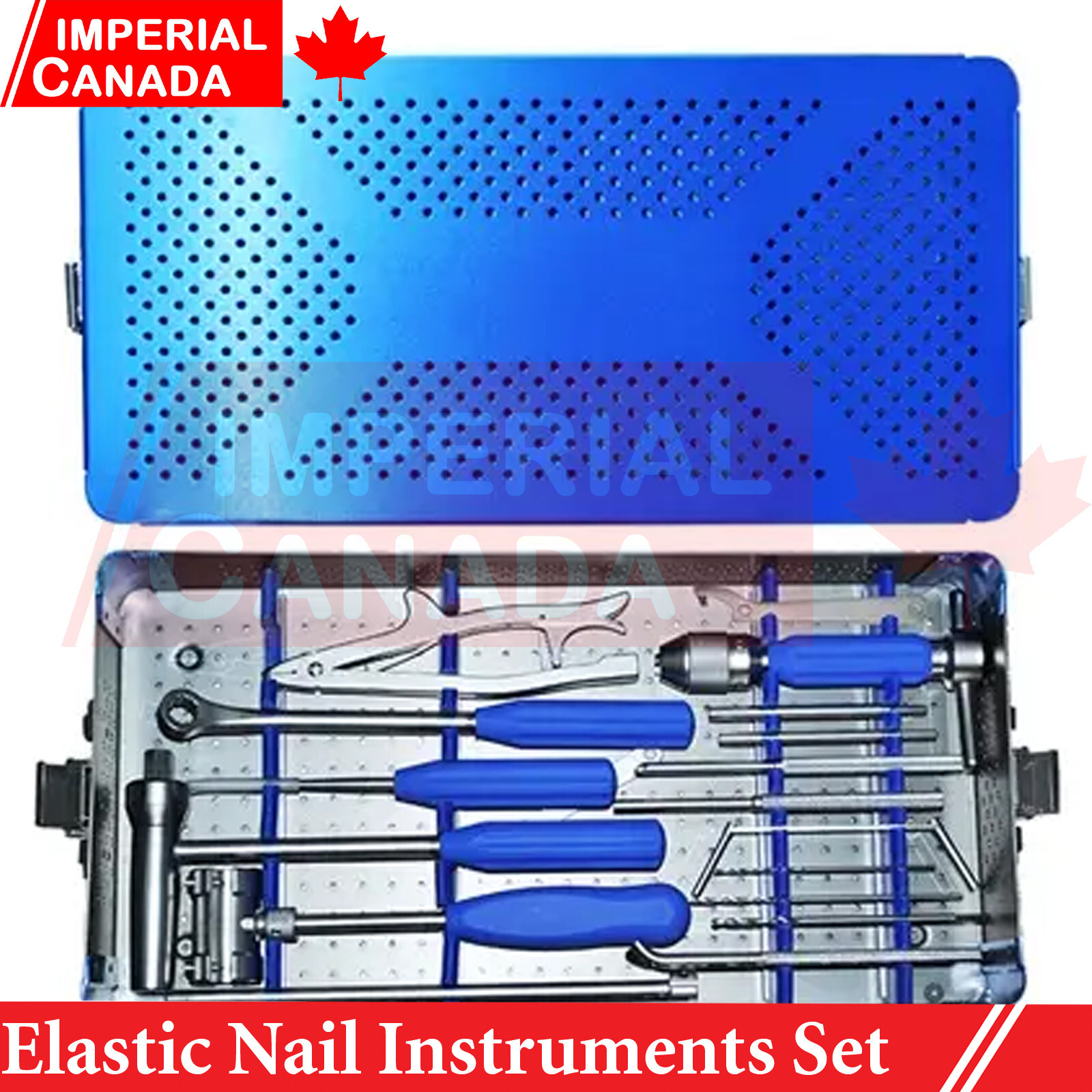 Elastic Nail Instruments Set German Made Stainless Steel DS-2312