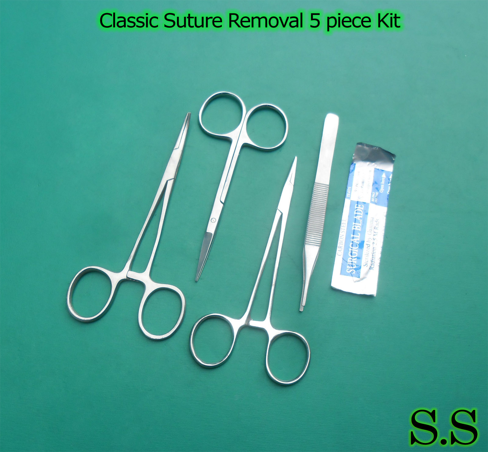 Classic Suture Removal 5 piece Kit Surgical Instruments