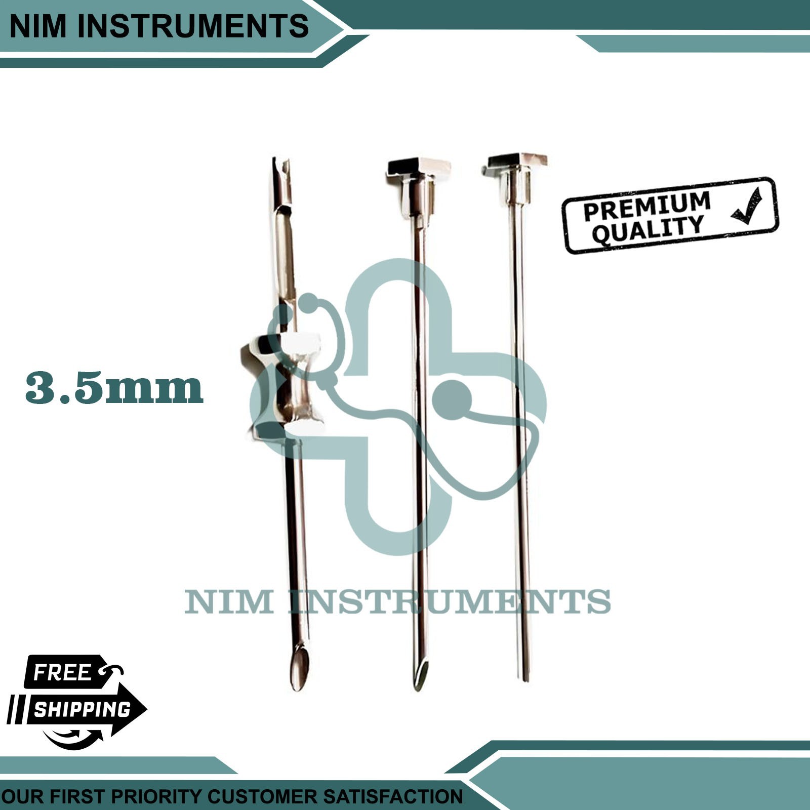 HRT Trocar 3.5mm Hormone Replacement Pellet Insertion Trocars