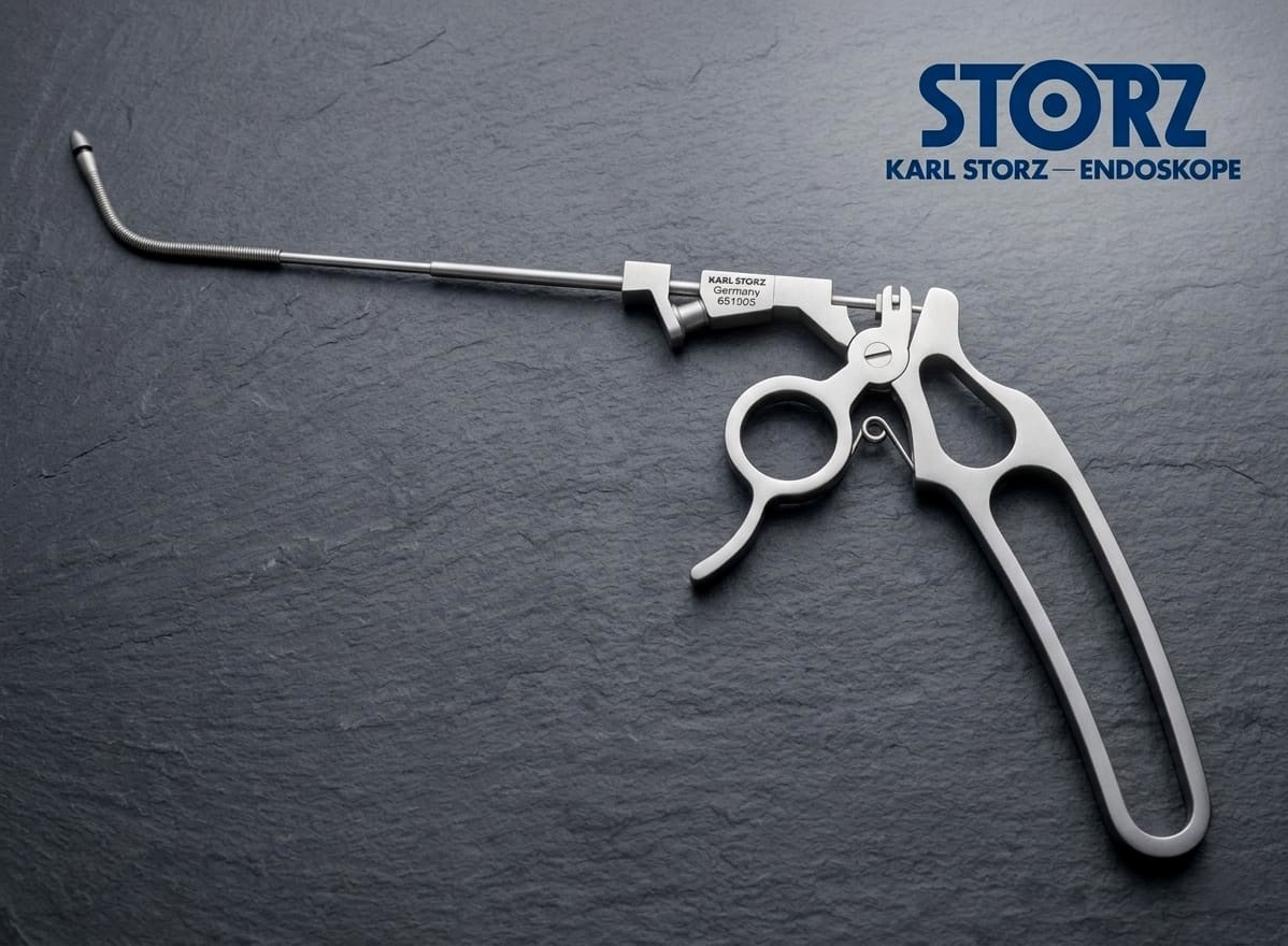 KARL STORZ 651503 HOSEMANN Frontal Sinus Nasal Recess Punch Circular Cutting 8″
