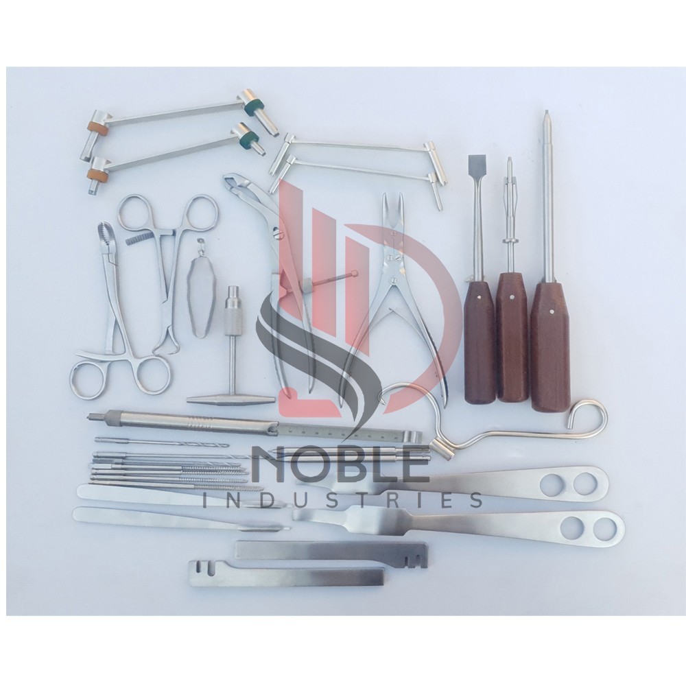 Small Fragment Instruments Set Orthopedic Surgical Instruments 30 Pcs
