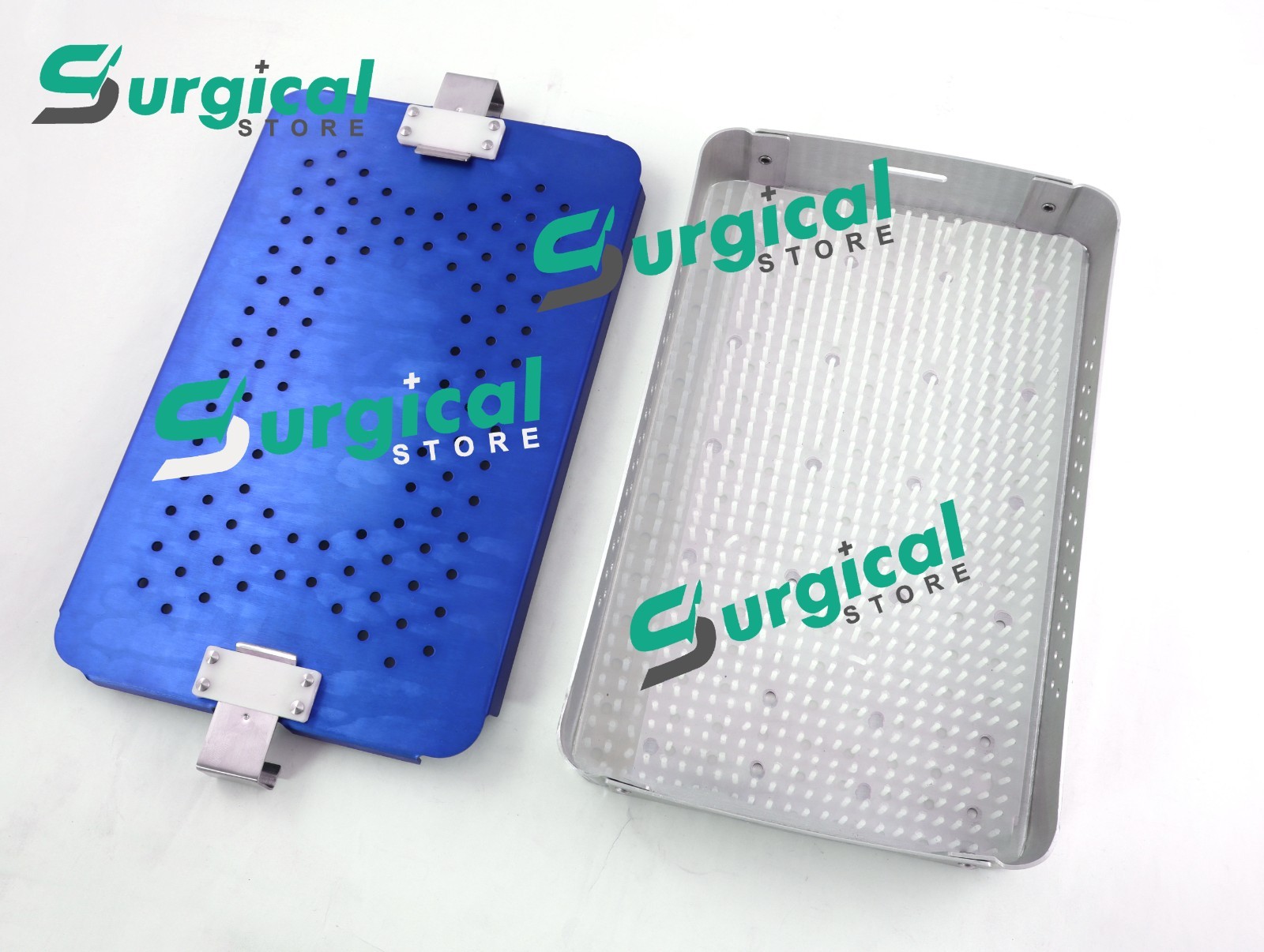 Aluminium alloy sterilization tray case for surgical instrument Sterilize tray S