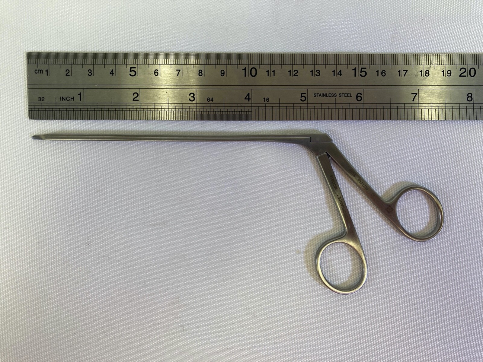 MicroFrance Integra MCOS36 Selesnick Micro Scissor Forceps Curved Right 7mm ENT
