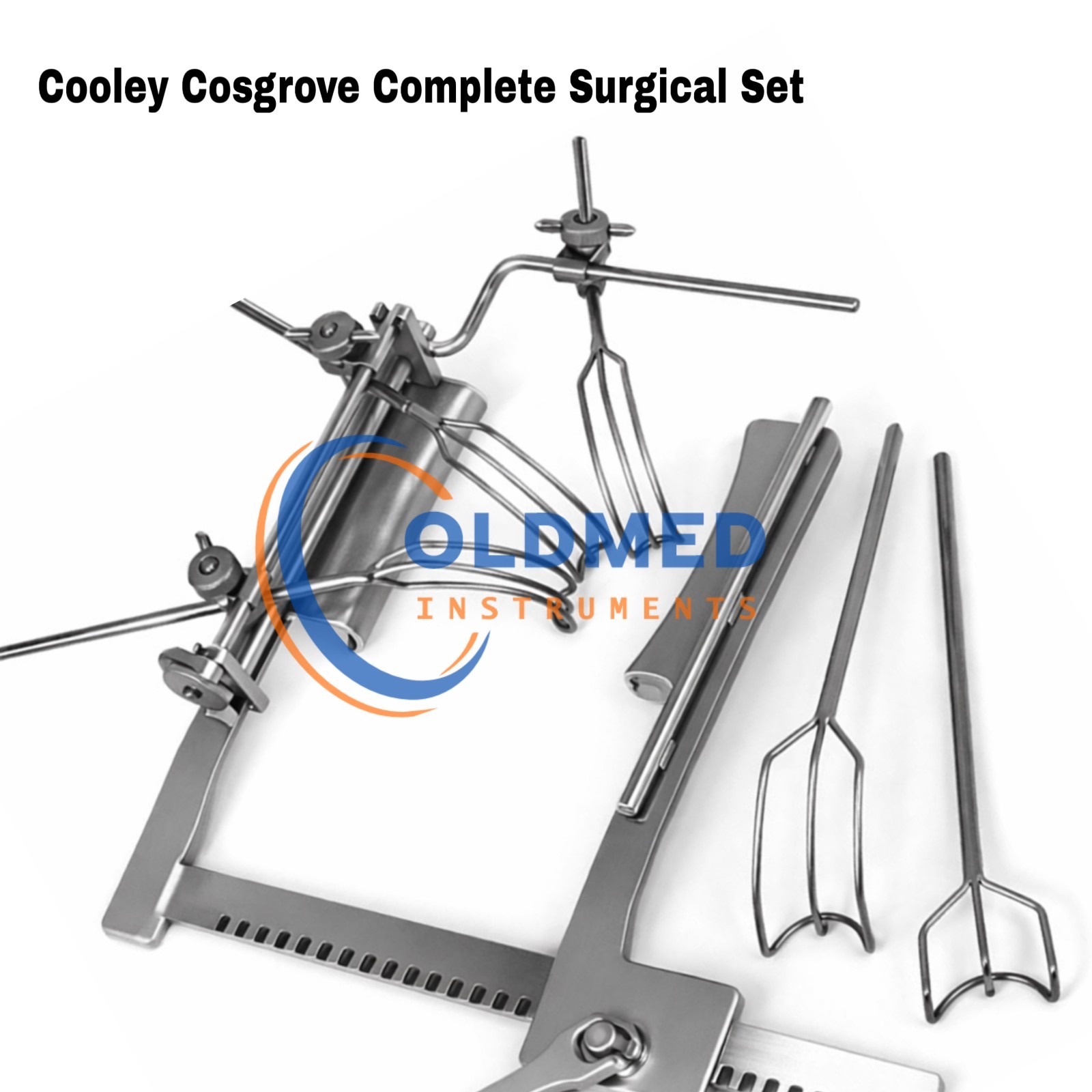 Cooley Cosgrove Mitral Retractor Surgical Complete Set High Quality Instruments