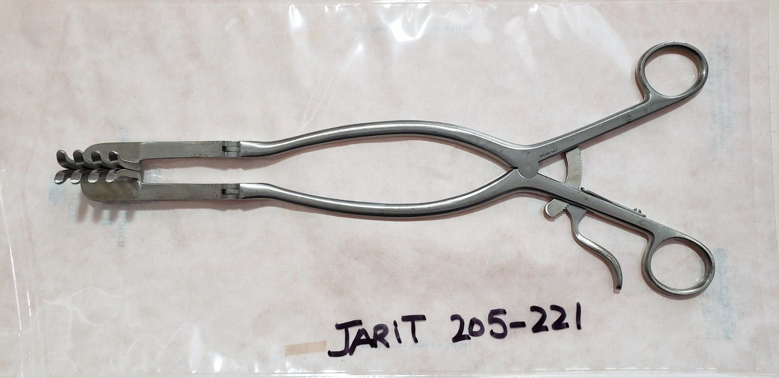 JARIT 205-221 Surgical orthopedic Beckman-Ads Retractor, 12 1/4″ Blunt 4×4