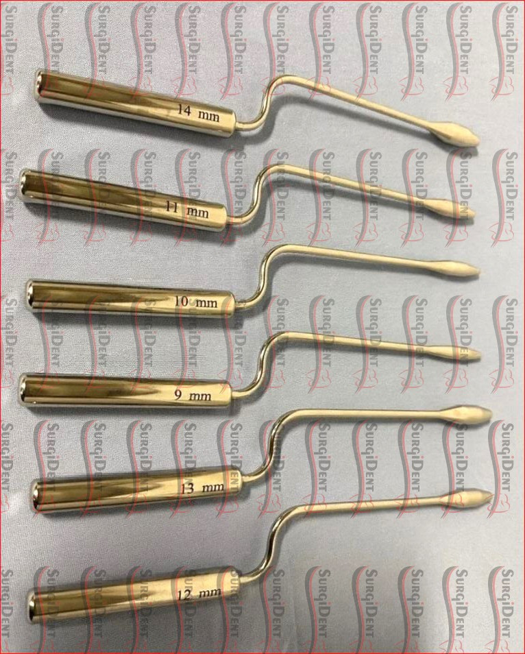 Urethral Crooks Dilator Set Of 7 Urethroplasty Surgical Instruments 8mm To 14mm