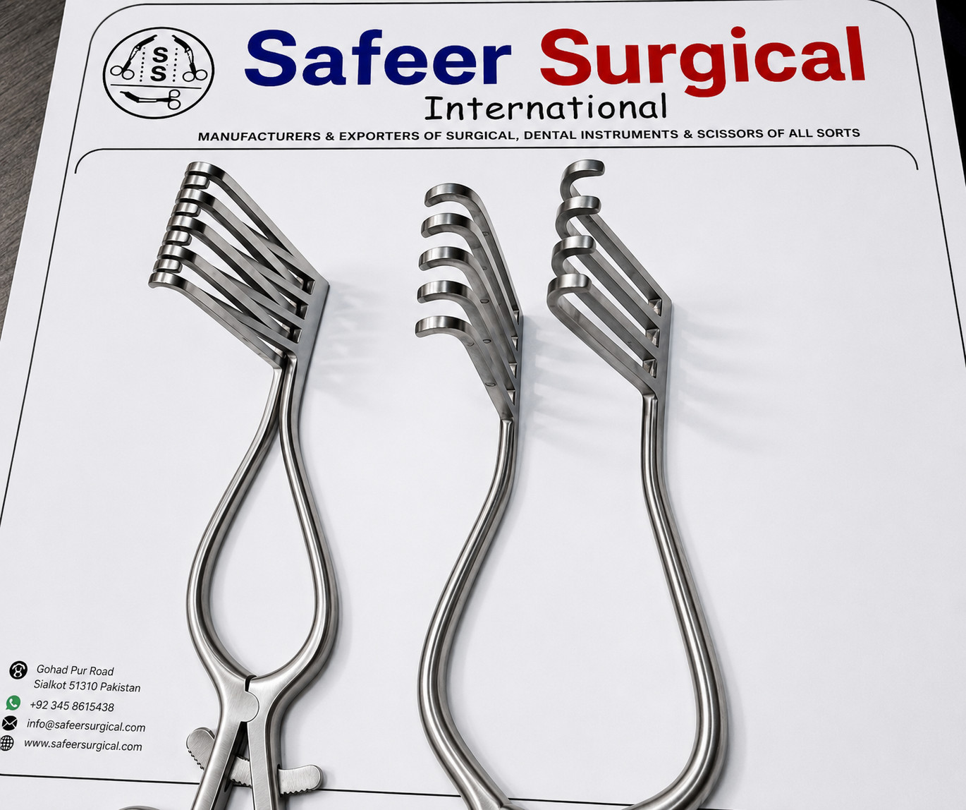 Safeer Surgical Norfolk & Norwich Self Retaining Retractors 20cm Stainless Steel