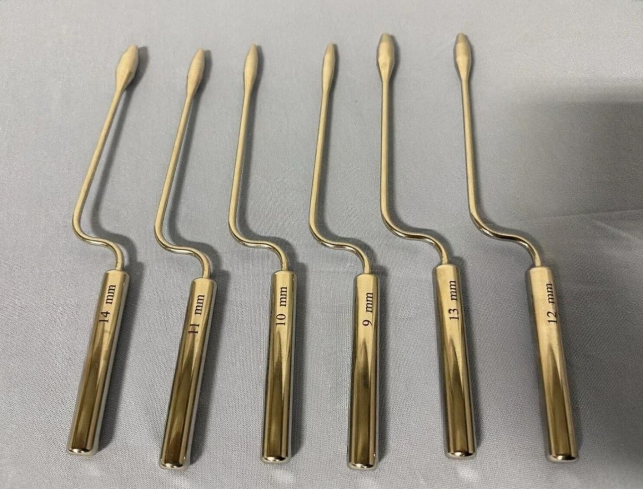Urethral Brooks Dilator Set Of 6 Urethroplasty Surgical Instruments 9mm To 14mm