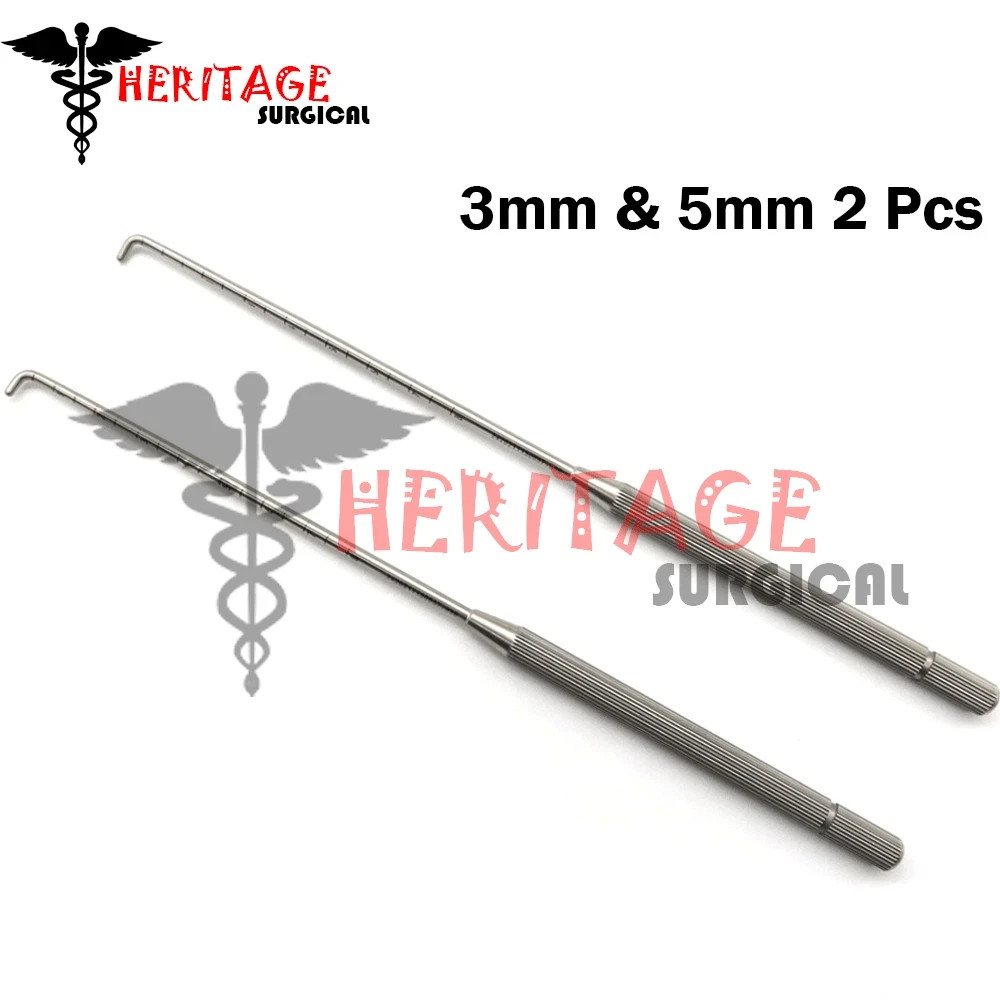 Arthroscopy Probe 3MM and 5MM Set of 2 Pcs Arthroscopic Surgical Instruments Set