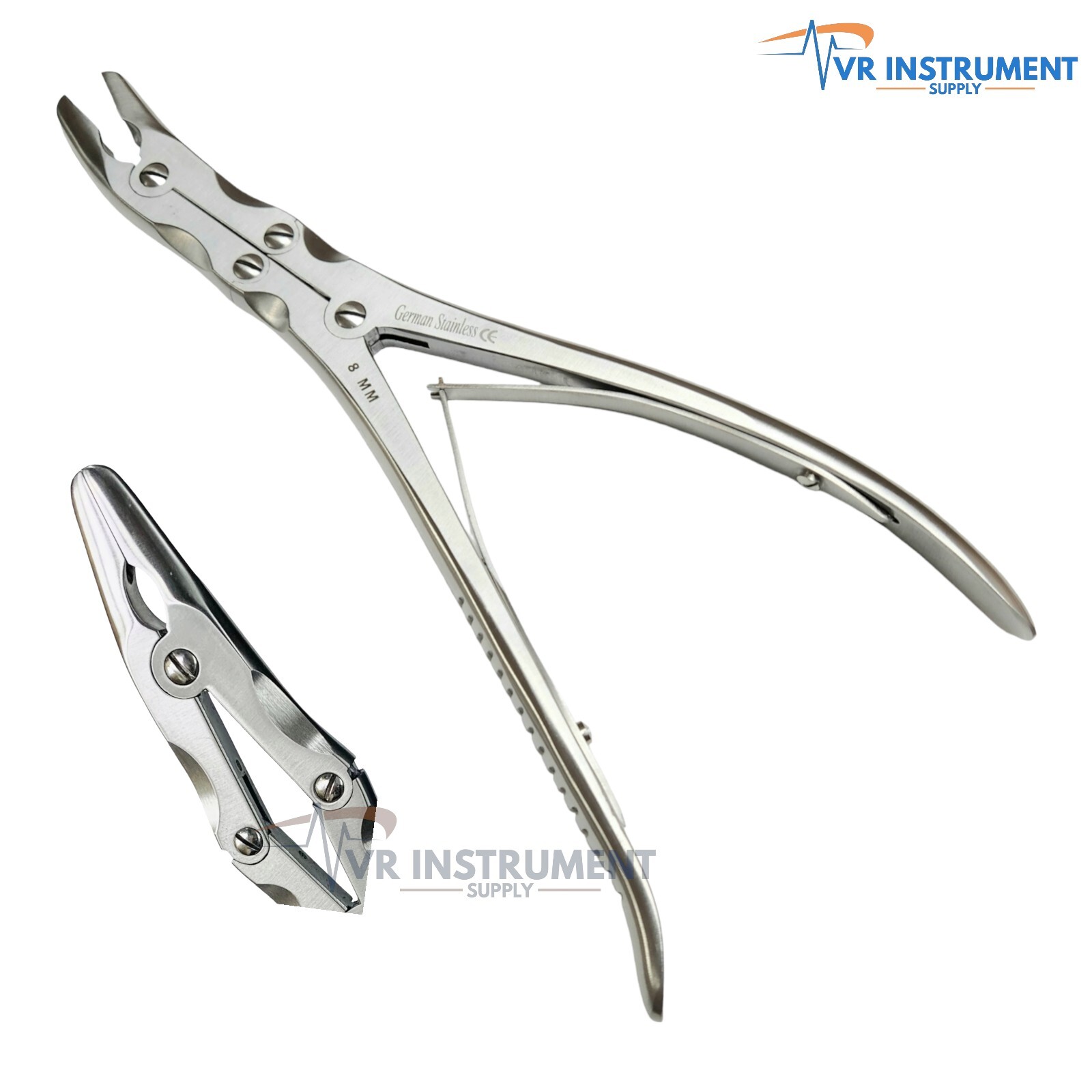 Leksell Bone Rongeurs 24cm Orthopedic Stainless Steel Cutting Tools Bite 8 mm