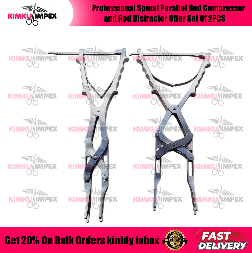 Professional Spinal Parallel Rod Compressor and Rod Distractor Offer Set Of 2PCS