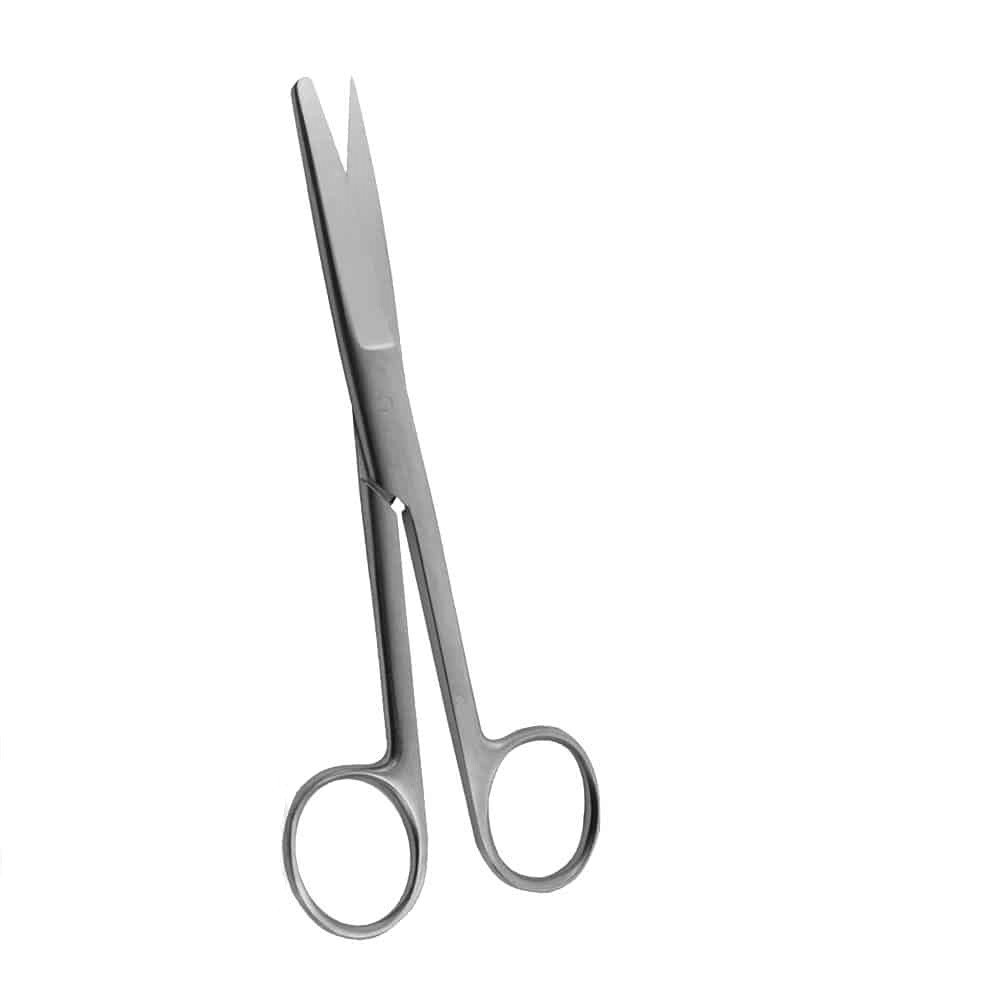 2 Operating Scissors, 6″, Straight, Sharp/Blunt Tips