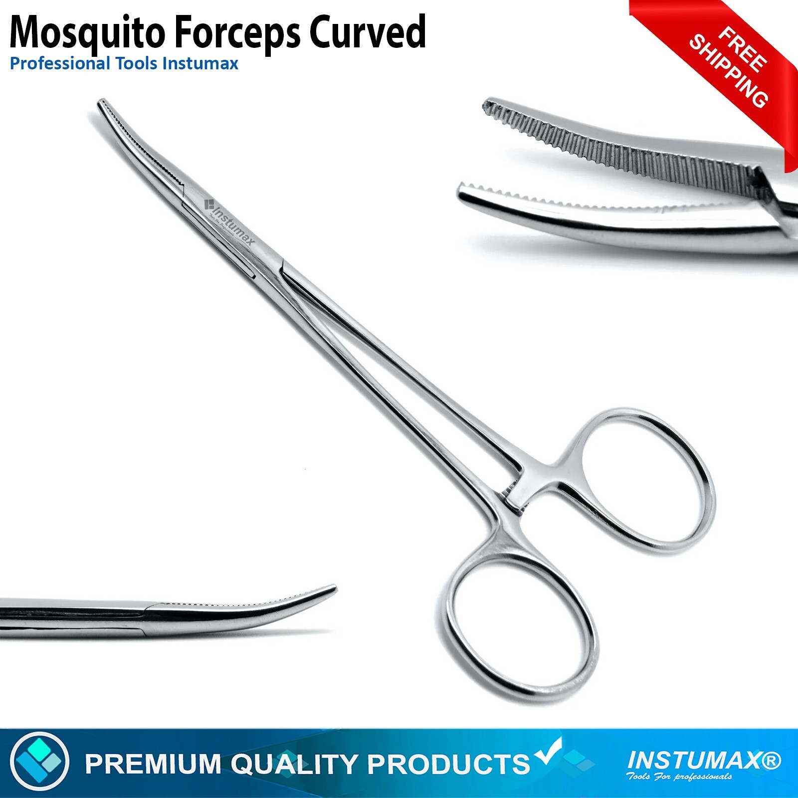 Universal Surgical Instruments Set Needle Holder Forceps Tissue Suture Scissors