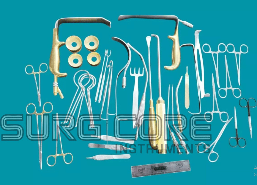 Breast Augmentation Set Of 38 Pcs Plastic Surgery, Surgical Instruments