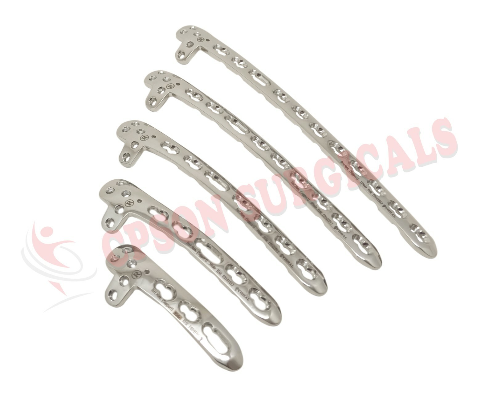 Veterinary Distal Humerus Dorsolateral Plates 3.5mm with Support -10pcs (L5/R5)