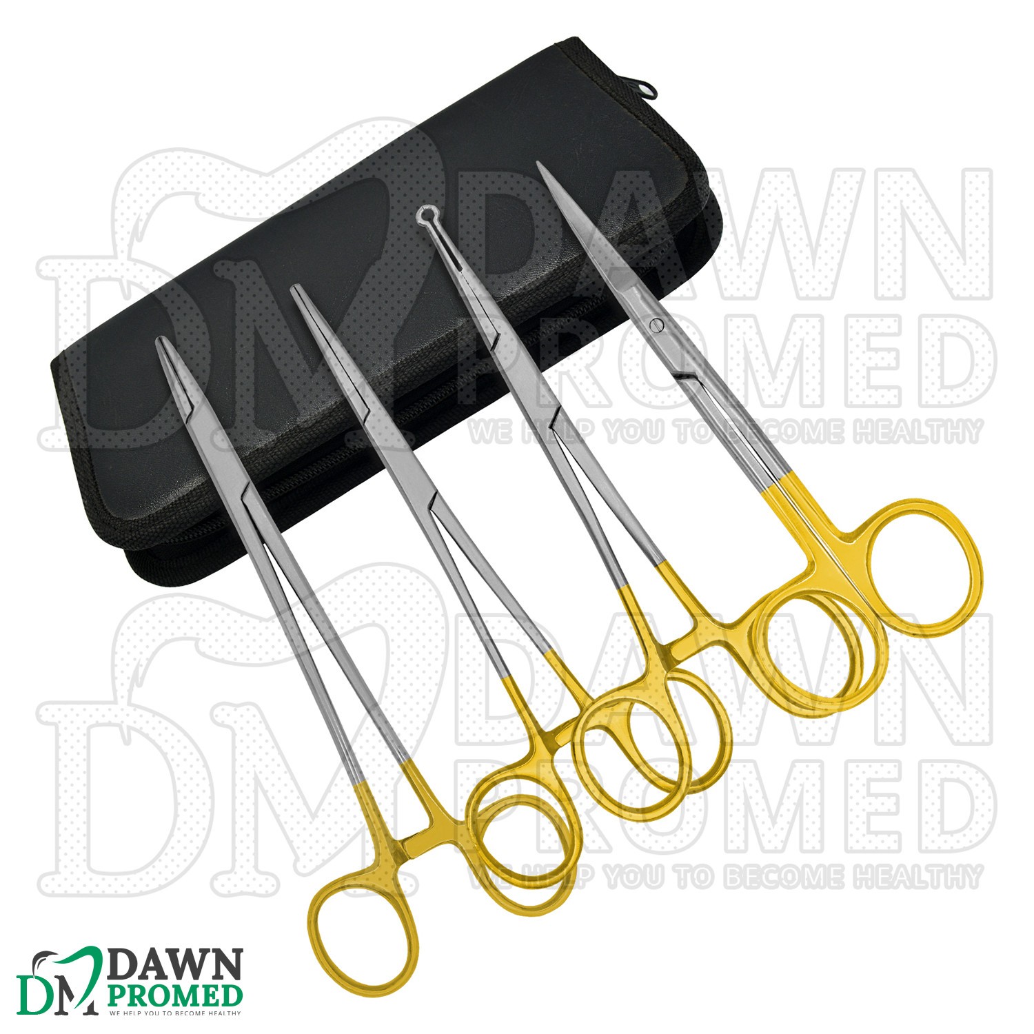 4 Pcs Sutureless Vasectomy Surgery Set W/Free Case Surgical Instrument German Gr