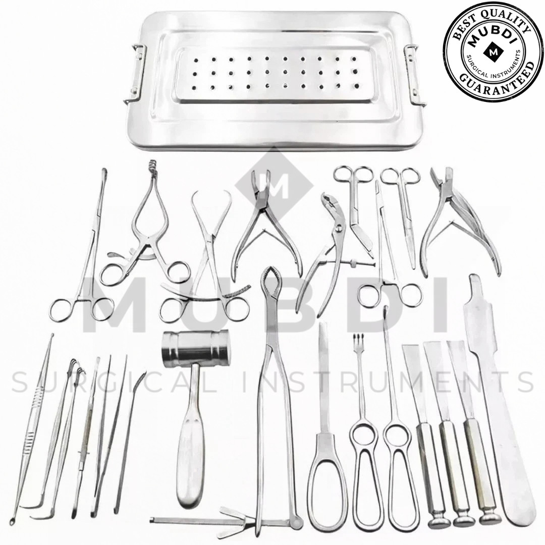 Basic Orthopedic Surgery Instruments 25 Pcs Surgical Kit-Premium Quality