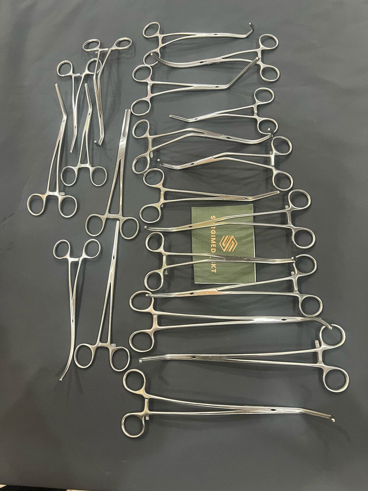 20 PCS SET VASCULAR CLAMPS SURGERY INSTRUMENTS DEBAKY SURGICAL INSTRUMENTS