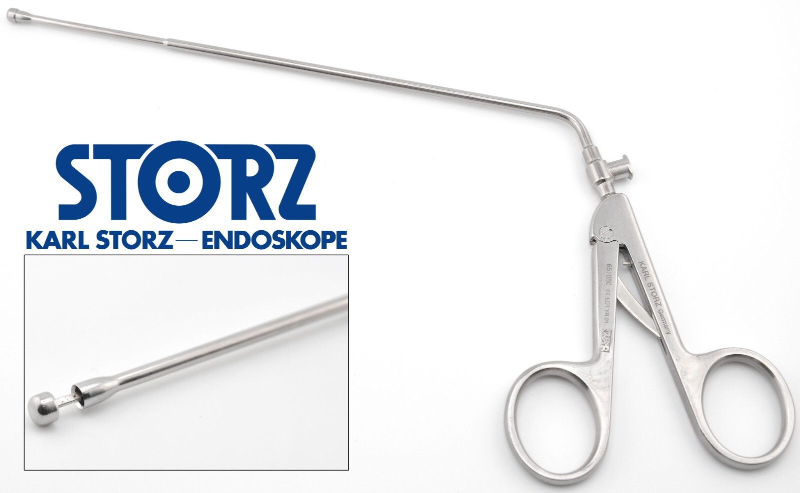 KARL STORZ 651050 Stammberger Straight Sinus Nasal Recess Punch Circular Cutting