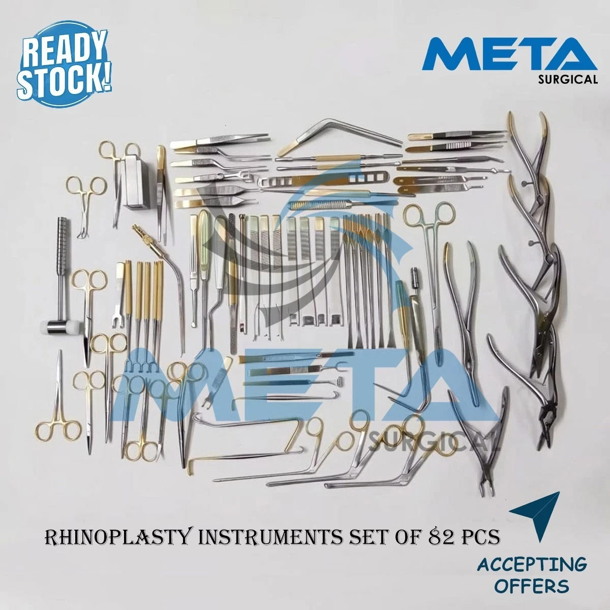 Major Rhinoplasty instruments set of 82 Pcs Nose & Plastic Surgery Instruments