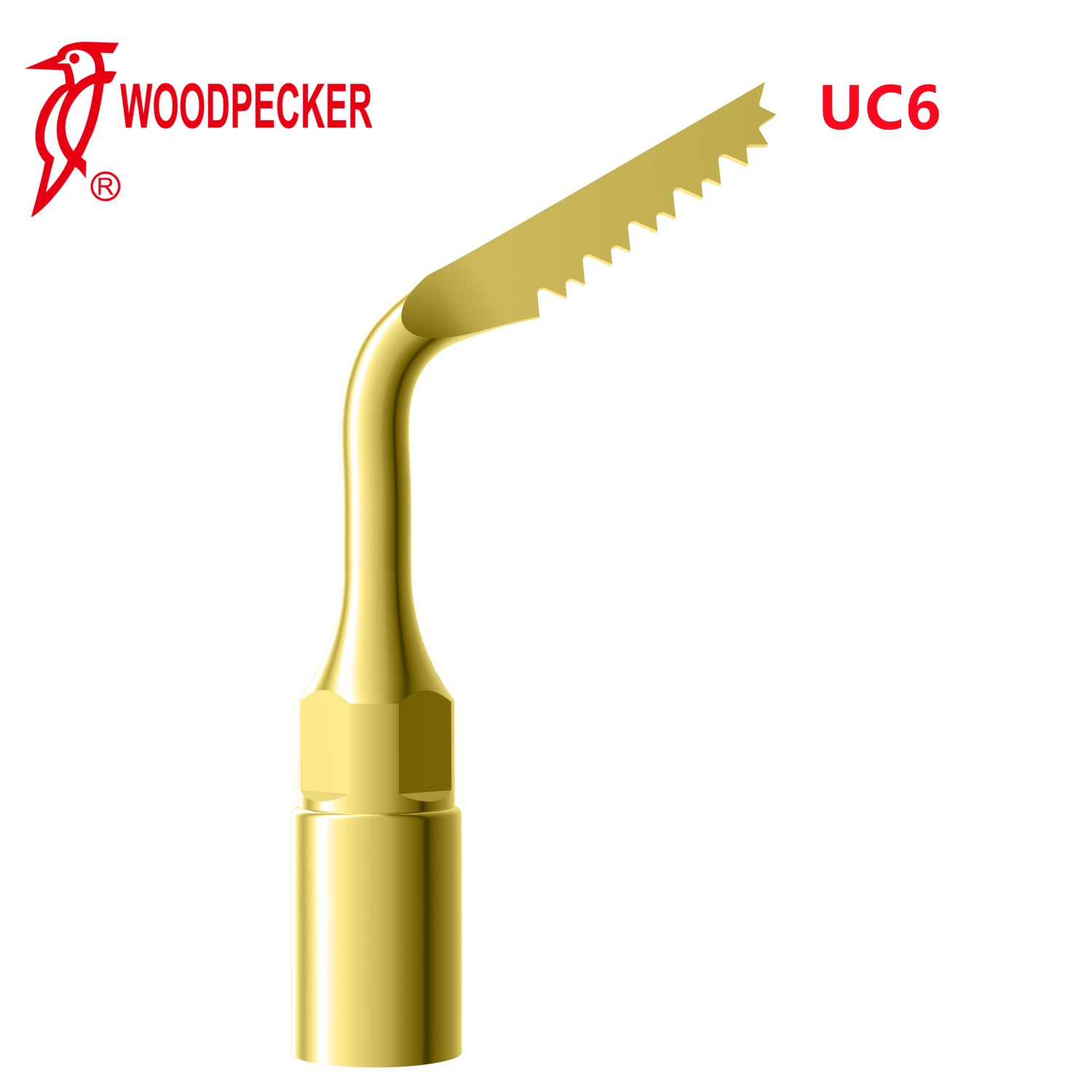 Woodpecker 1pc Dental Perio Bone Surgery Tips UC6 for US-II LED AI-SURGERY