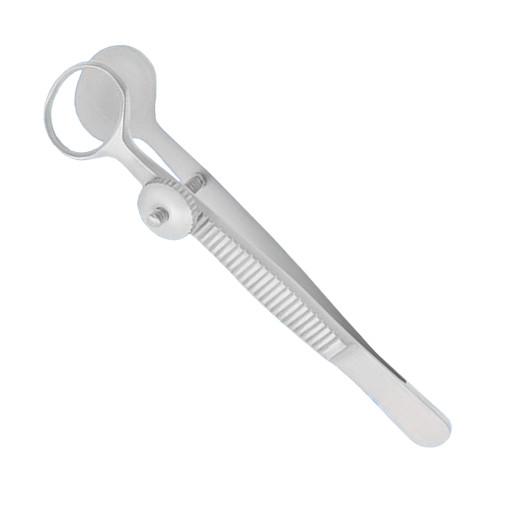 Spencer Chalazion Forceps, 4″, Inside Ring Diameter 10 mm, with Slide Lock