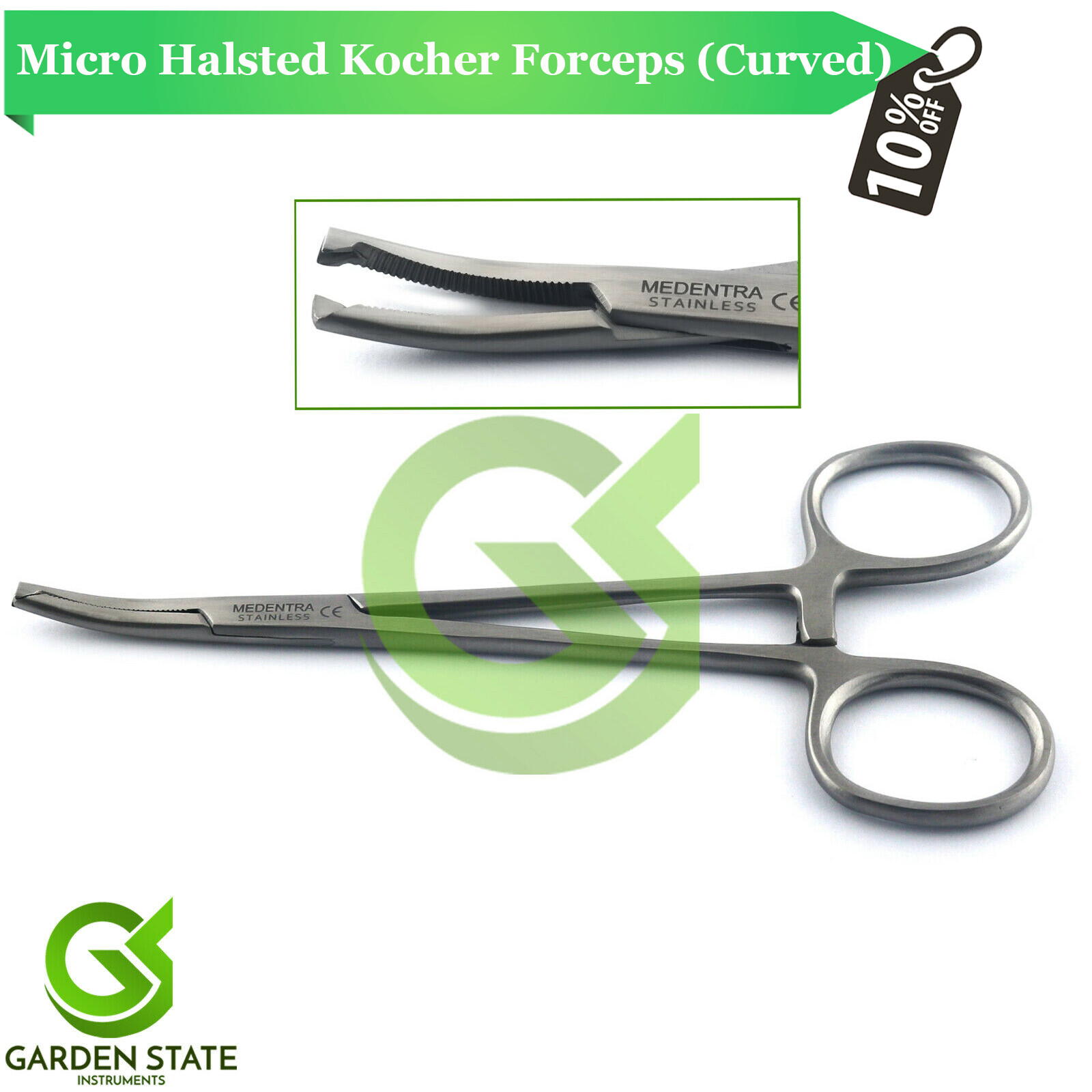 10 PIECES MINOR SURGERY SET SURGICAL INSTRUMENTS DISSECTION SCISSORS FORCEPS KIT