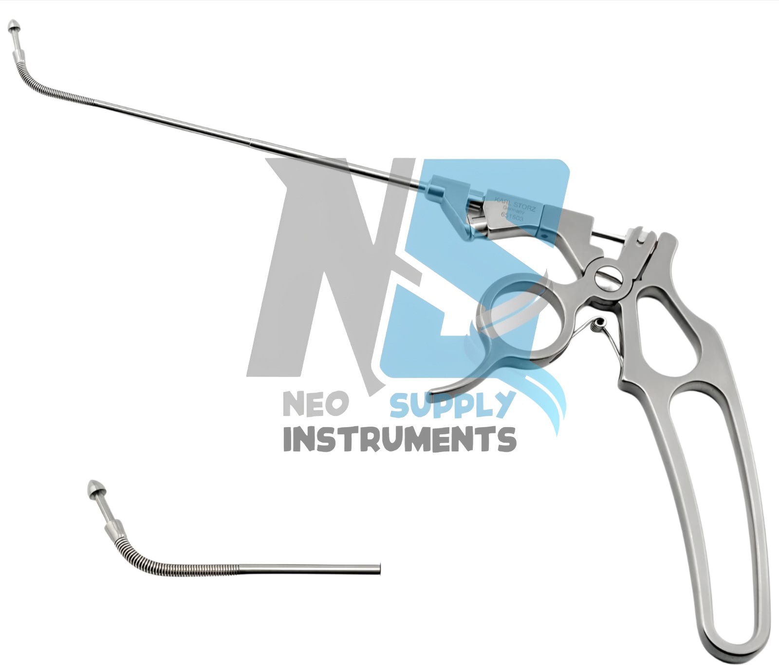 KARL STORZ 651503 HOSEMANN Frontal Sinus Nasal Recess Punch Circular Cutting 8