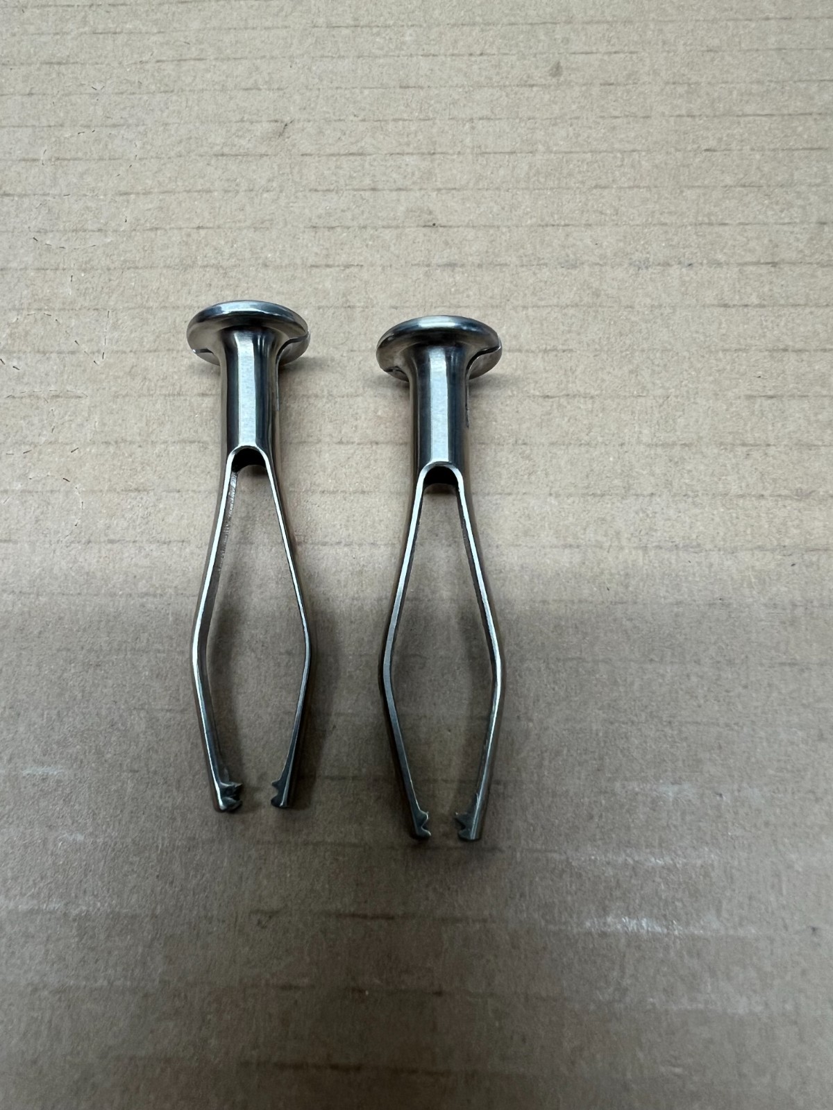 Lot of 2 Stainless Steel Orthopedic Surgical Screwdriver Holding Sleeve