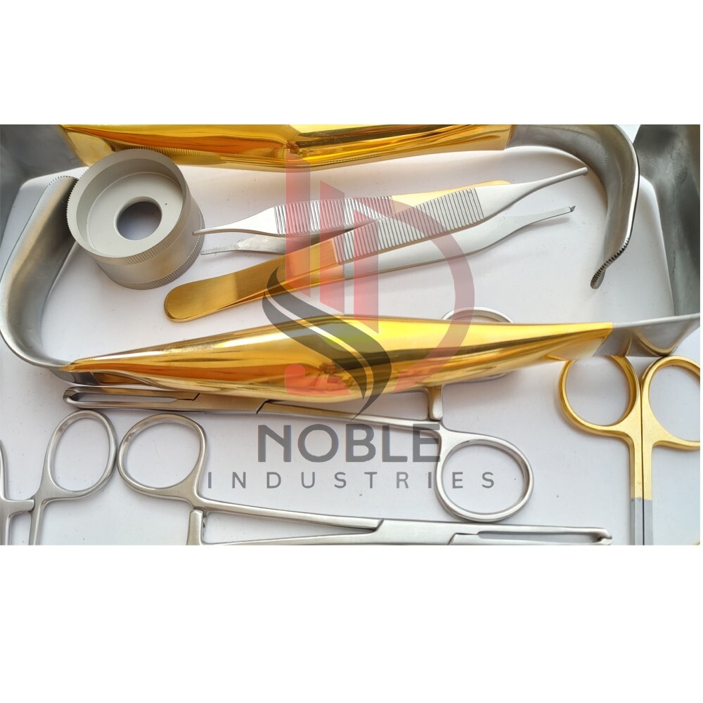 Tebbetts Breast Surgery Instruments Set of 38 PCs Breast Augmentation Set