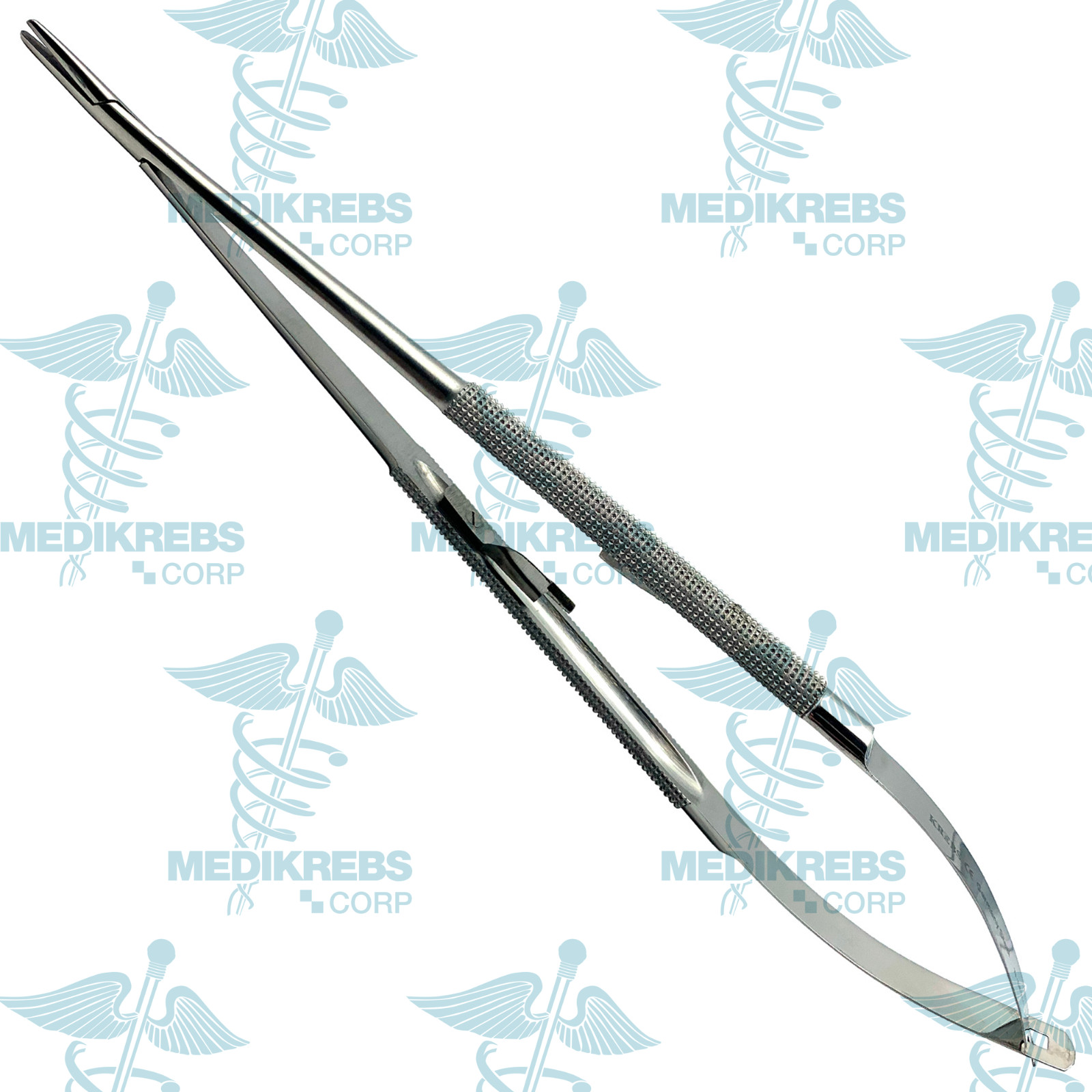 Castro Viejo Micro Needle Holder w/ Straight Smooth Jaws 20 cm Surgical