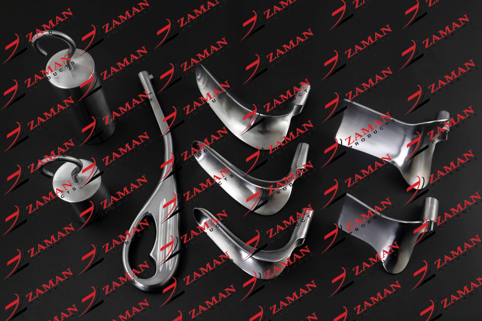 Scherbak vaginal speculum complete 8 PCs Set Surgical Instruments By Zaman Pro