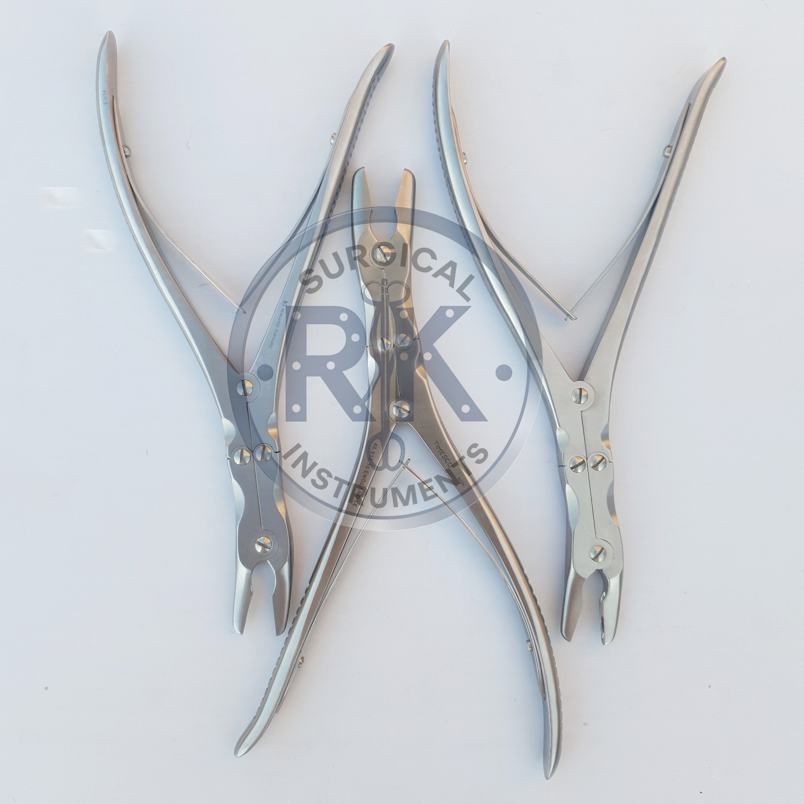 Leksell-Stille Bone Rongeur Set Of 3 Pieces Surgical Instruments German Quality