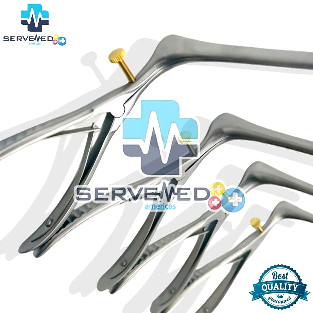 Killian Septum Nasal Speculum 4 Pieces Set 6″ Diagnostic ENT Instruments A+