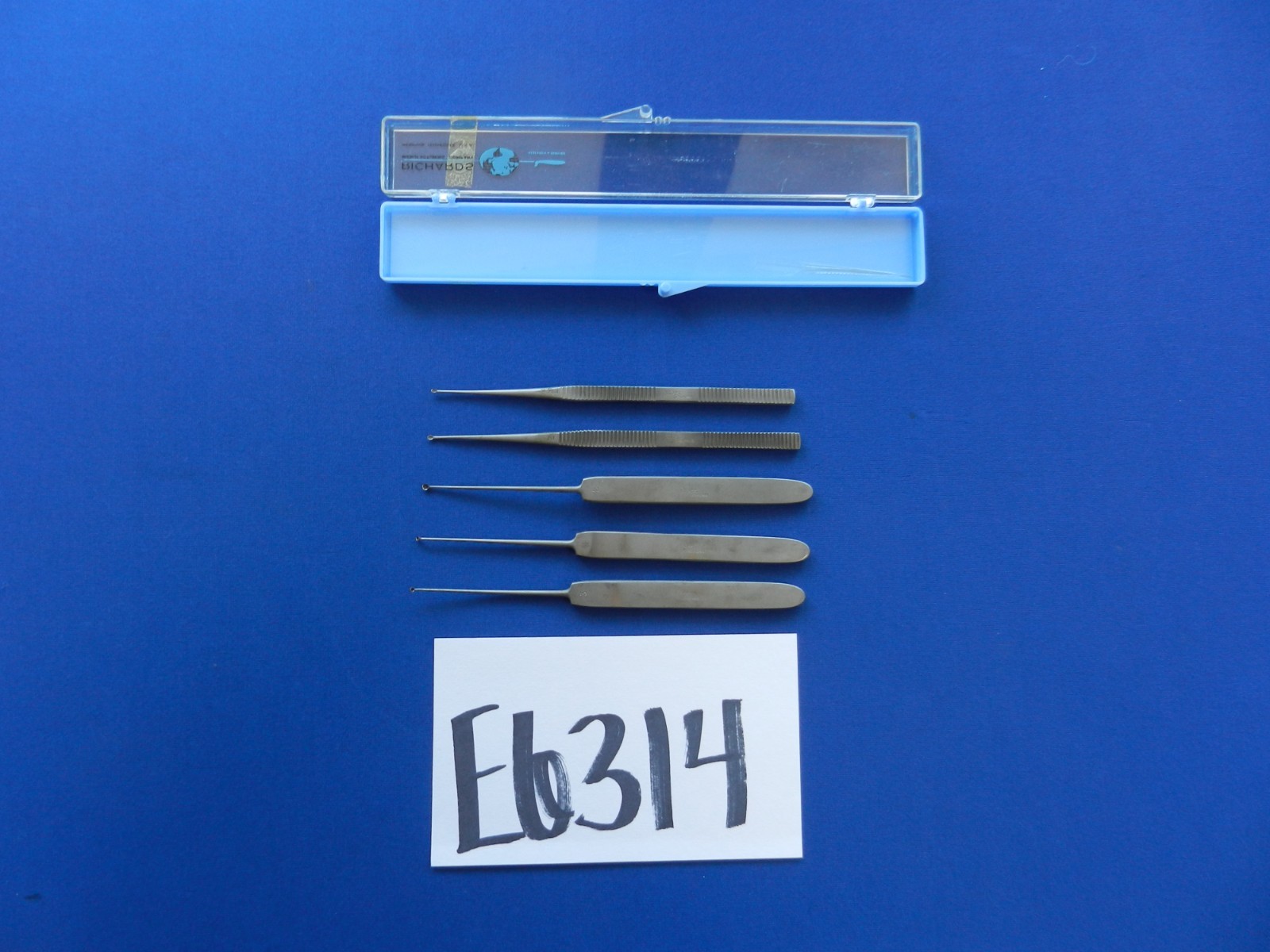 E6314 Storz ENT Micro Curette Set Sizes 1, 2, 3, & 4