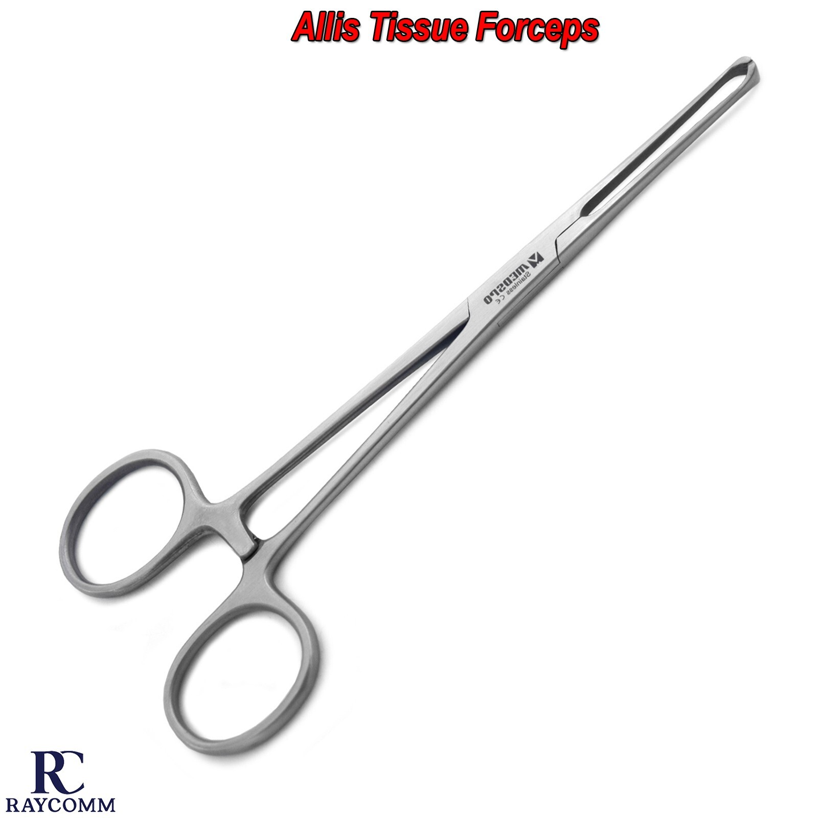 Allis Tissue Forceps Clamp Teeth Stainless Steel Hemostat Surgical Instruments