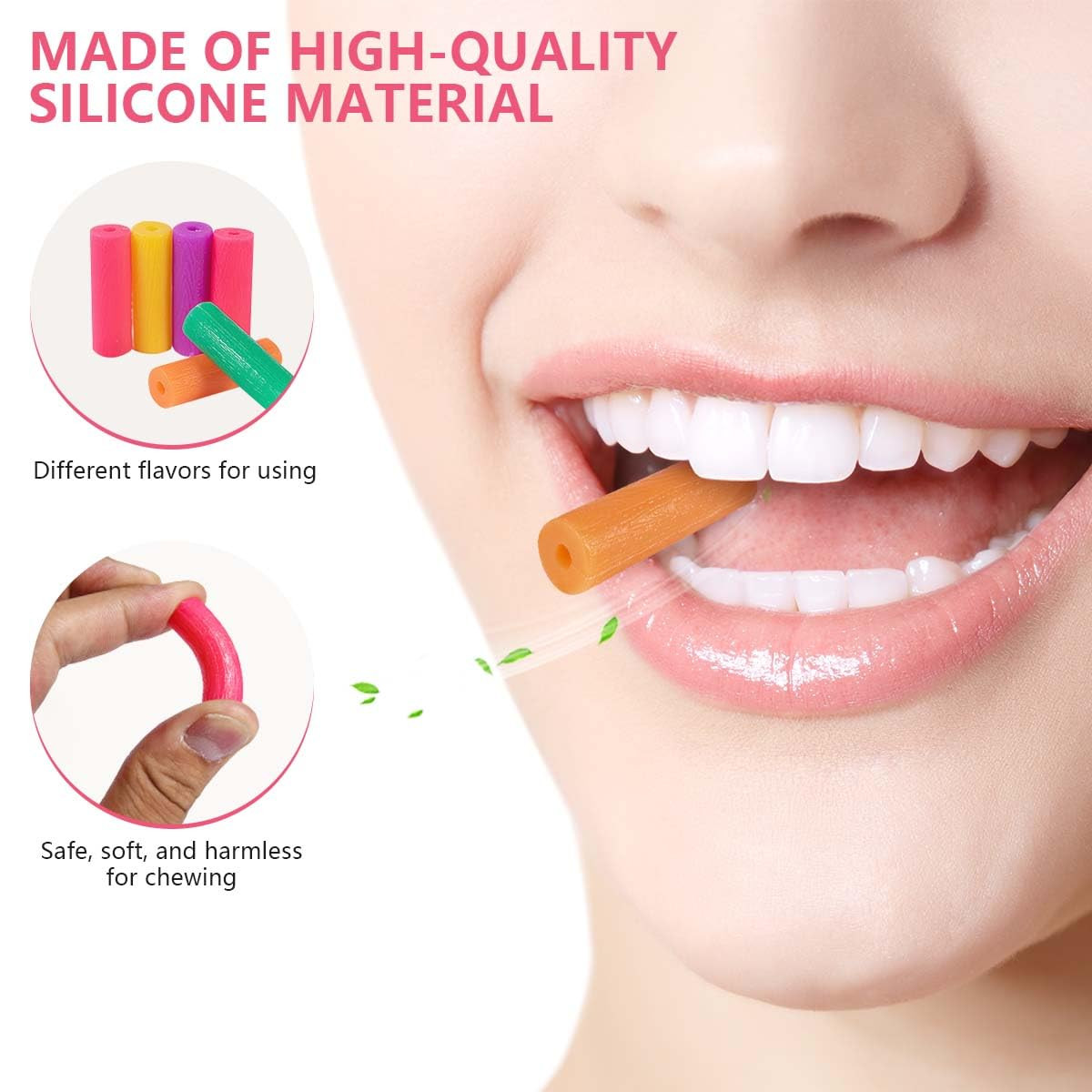 KISEER 48 Pcs Colorful Orthodontic Aligner Chewies for Aligner Chompers Aligner