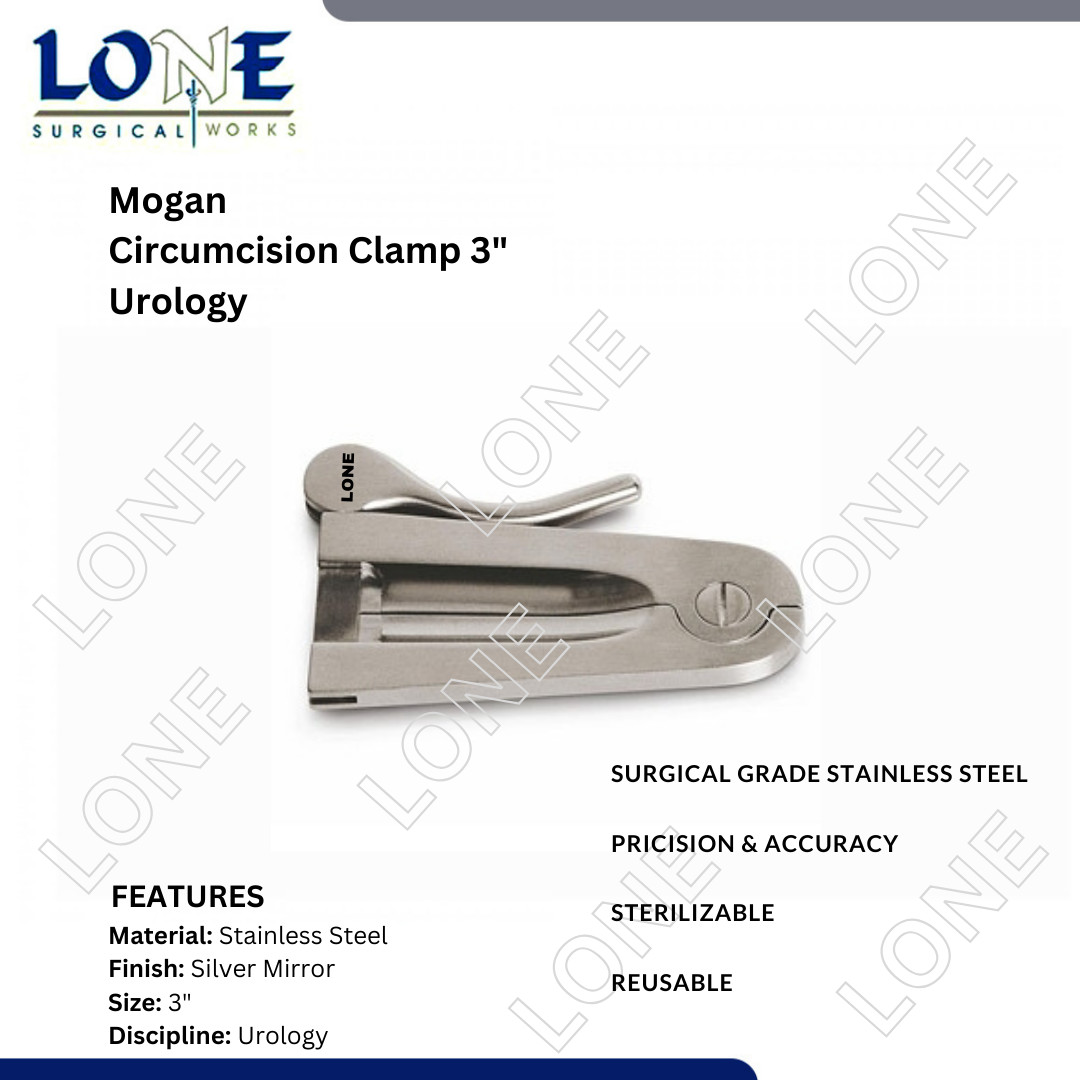 Mogen Circumcision Clamp Stainless Steel Urology Surgical Tool 3 Inch Set of 6