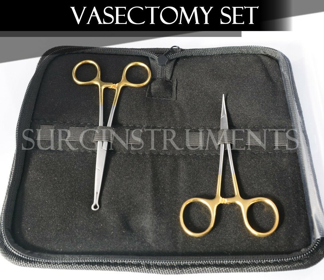 Sutureless Vasectomy Surgery Set, Surgical Instruments Stainless German Grade