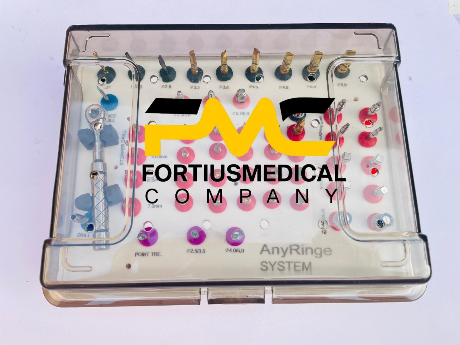 AnyRinge System Guided Drills Universal Dental Implant Guide & Positioning Kits