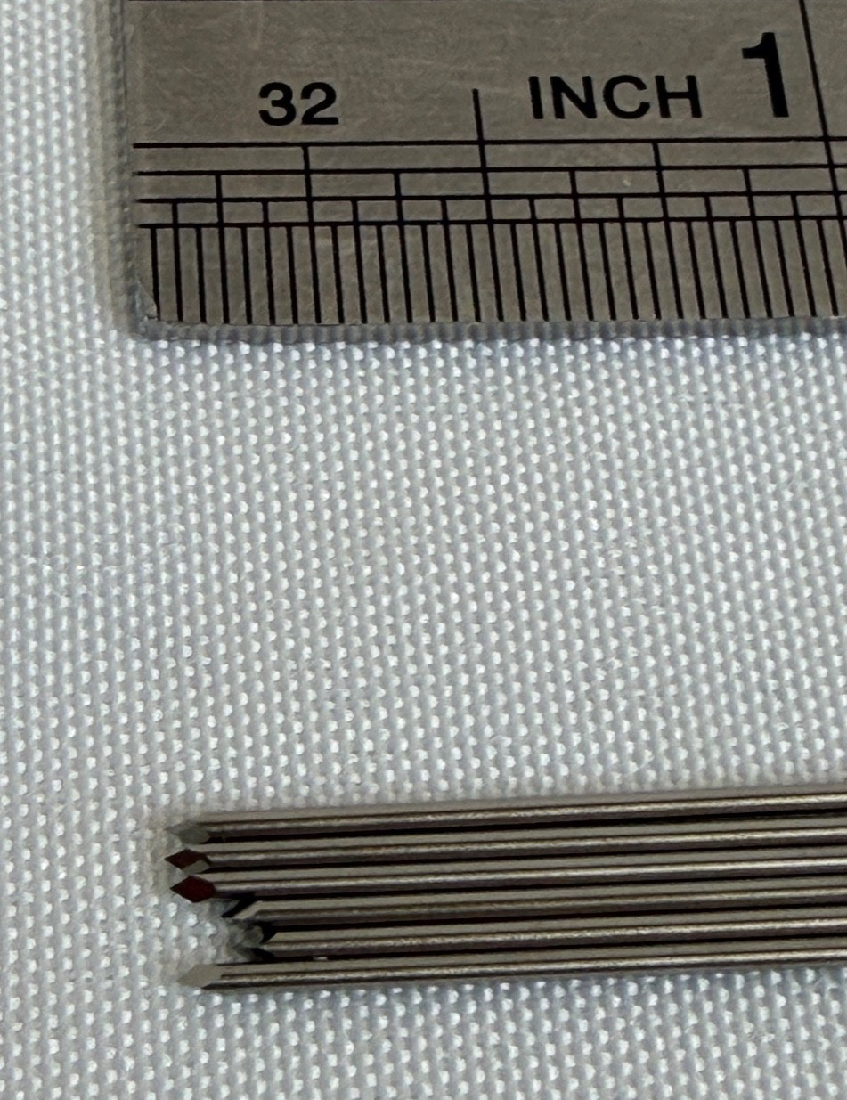 Set of 6 Arthrex AR-1943 1.0mm Guide Wires Orthopedics Arthroscopy