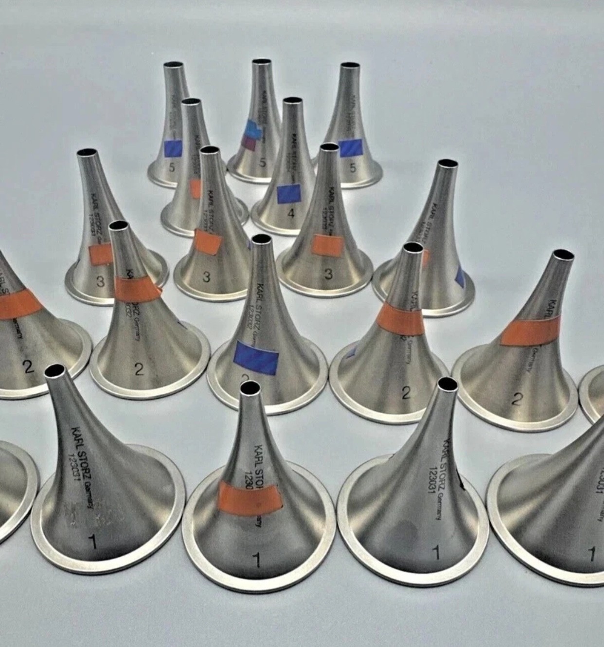 Karl Storz Farrier Ear Speculum Set of 26 Various Sizes 1 to 5 mm