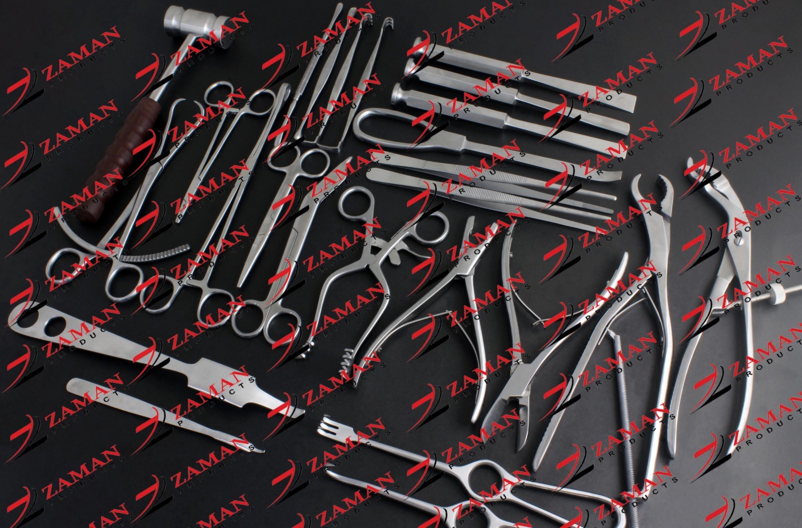 Basic Orthopedic Surgery 25 PCs Set Surgical instruments By Zaman Products
