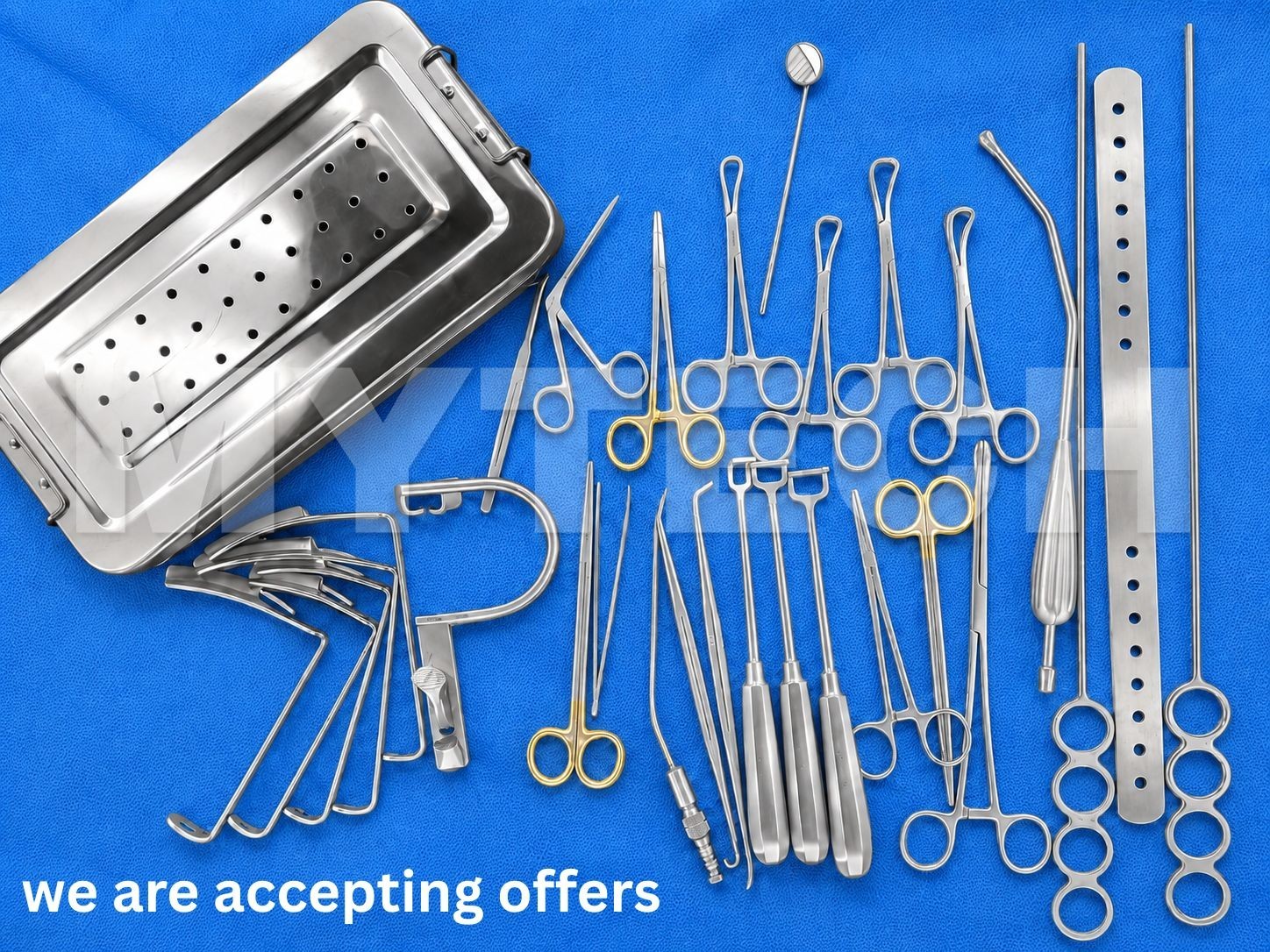 Tonsillectomy Adenoidectomy Set (Reusable Instruments Set) 28 Pcs German Quality